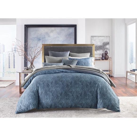 Hotel Collection Other - King Composite Geometric Duvet Cover